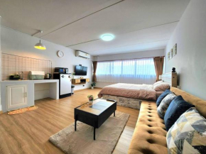 ThePeachRoomที่พักใกล้อิมแพคเมืองทอง เตียงควีนไซส์
